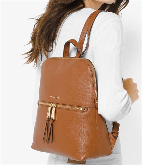 michael kors backpack brown